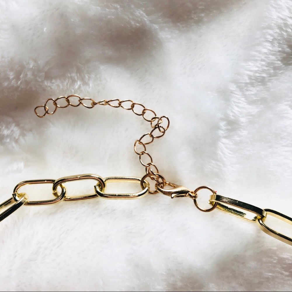 Choker Lock Necklace Layered Necklace - Picture 9 of 9